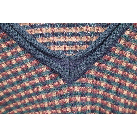 Vintage '80s Tricots St. Raphael Mens Merino Wool Sweater Striped Pattern Medium - Picture 11 of 11